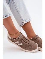 Dámské Sportovní Boty Sneakers Big Star UU274025 Tmavá béžová Dámské Sportovní Boty Sneakers Big Star UU274025 Tmavá béžová