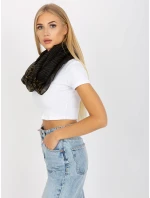 Dámská tunelová šála AT KM S 6221 khaki Dámská tunelová šála AT KM S 6221 khaki