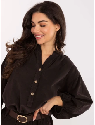 Košile IT KS 233607.63 tmavě hnědá