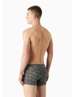 Pánské boxerky 112074 3F508 03348 šedé se vzorem - Emporio Armani Pánské boxerky 112074 3F508 03348 šedé se vzorem - Emporio Armani