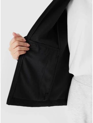 Dámská softshellová větruodolná bunda membrána 5000 4F - černá Dámská softshellová větruodolná bunda membrána 5000 4F - černá