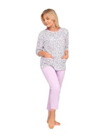 Pyžamo Martel Kasia II 266 3/4 M-3XL rozepínací Pyžamo Martel Kasia II 266 3/4 M-3XL rozepínací