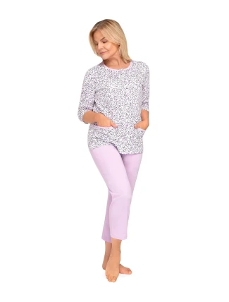 Pyžamo Martel Kasia II 266 3/4 M-3XL rozepínací Pyžamo Martel Kasia II 266 3/4 M-3XL rozepínací