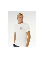 Pánské tričko RIP CURL Pacific Rinse Sunrise Tee, bílé Pánské tričko RIP CURL Pacific Rinse Sunrise Tee, bílé