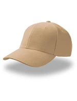 Atlantis Headwear Pilot 6 panelová kšiltovka z bavlněného twillu 33.0501 khaki