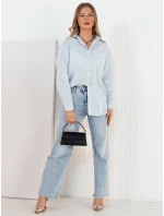 Dámská pruhovaná košile SEMENA bílá FashionStreet DY0414 Dámská pruhovaná košile SEMENA bílá FashionStreet DY0414