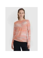 Dámské rychleschnoucí cyklistické tričko s dlouhým rukávem 4F 4FWSS25TFLOF344-70A Dámské rychleschnoucí cyklistické tričko s dlouhým rukávem 4F 4FWSS25TFLOF344-70A