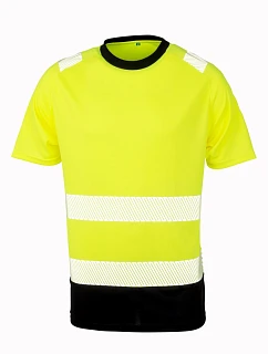 Result R 502X Bezpečnostní tričko 30.502X fluorescent yellow/black