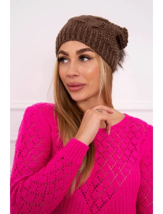 Fleecová čepice Sandra K210 cappuccino Fleecová čepice Sandra K210 cappuccino