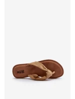 Dámské žabky Big Star LL274623 Beige