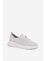 Dámské Kožené Sportovní Boty Vinceza 79532 Bílé