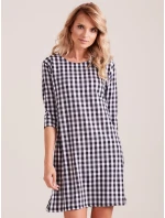 Šaty EN SK 4335.08 černá a bílá Šaty EN SK 4335.08 černá a bílá