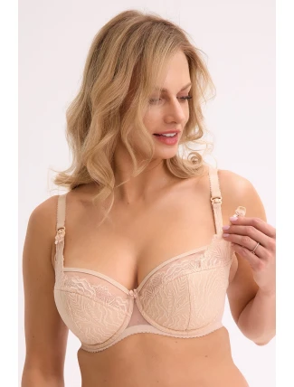 Dámská kojící podprsenka 1227 Béžová - Gaia