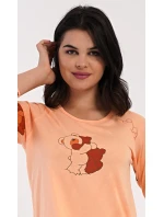 Dámské domácí šaty s tříčtvrtečním rukávem Patricia