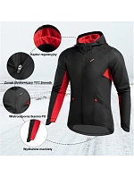 Rockbros sportovní zimní bunda unisex, černá, velikost 4XL Rockbros sportovní zimní bunda unisex, černá, velikost 4XL