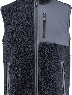 James Harvest Kingsley Fleece Vest Men Pánská fleecová vesta Sherpa "Two-Tone" 62.1501 navy