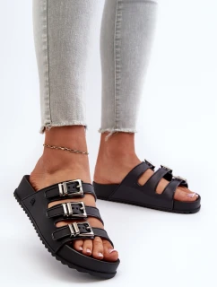 Dámské gumové pantofle ZAXY JJ285058 Černé