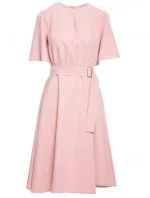 M396 Šaty - pudrové