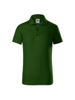 Pique Polo polokošile dětská lahvově zelená