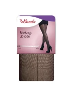 Dámské síťované punčochové kalhoty s proužkem FANTASY 30 DEN - BELLINDA - černá