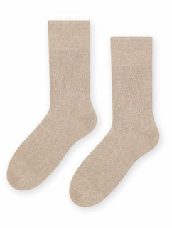 Pánské lněné ponožky 049 béžová - Steven