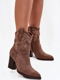 Boty na podpatku model 220509 Step in style