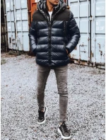 FashionStreet pánská tmavě modrá prošívaná bunda TX4159