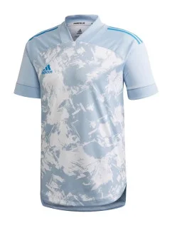 Pánské tričko Condivo FI4221 světle modrá s bílou - Adidas