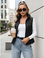 Dámská prošívaná vesta STANSY černá FashionStreet TY3102