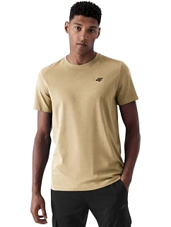 Pánské tričko 4F M4484 beige 4FWSS26TTSHM4484 83S pánské
