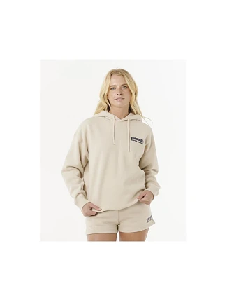 Mikina RIP CURL Surf Puff Heritage Hood, béžová