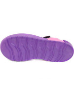 Kulaté sandály Aqua-speed Noli ve fialové a růžové barvě.93