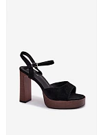 Sandály na podpatku model 226118 Step in style Sandály na podpatku model 226118 Step in style