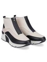 Rieker W RKR608 béžová kotníčková obuv Rieker W RKR608 béžová kotníčková obuv