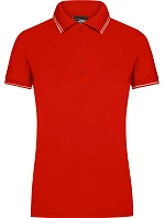 Daiber JN 985 Dámské piqué polo 02.0985 tomato/white Daiber JN 985 Dámské piqué polo 02.0985 tomato/white