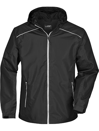 Daiber JN 1118 Pánská bunda do deště 02.1118 black/silver