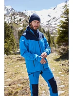 Daiber JN 1180 Pánská outdoorová softshellová bunda 02.1180 carbon/bright yellow/carbon