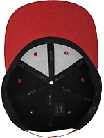 Flexfit 110 6 panelová kšiltovka "Fitted Snapback" 55.0110 black/red