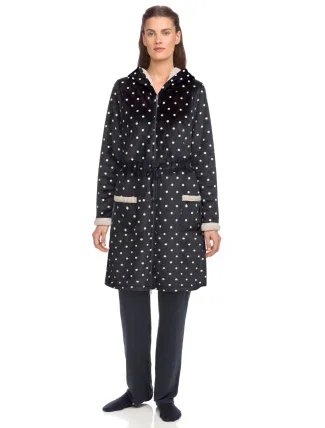 Vamp - Pohodlný dámský župan s kapucí 15905 - Vamp