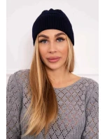 Tenká čepice Oliwia K252 tmavě modrá Tenká čepice Oliwia K252 tmavě modrá