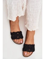 Dámské Pantofle Na Korek Platformě Černé Timaxrre