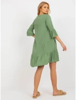 Šaty D73761M30214C khaki