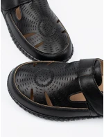 Výborné dámské  polobotky černé na plochém podpatku