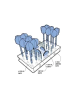 Harrows Stojan na organizér pro šipky