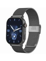 Chytré hodinky Gravity GT15-4 Modrý silikonový řemínek + titanový náramek Chytré hodinky Gravity GT15-4 Modrý silikonový řemínek + titanový náramek