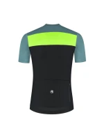 Rogelli CORE BLOCK dres černá-tur-žlutá 4XL