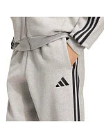 Pánské kalhoty adidas Essentials 3-Stripes Fleece Tapered Cuffed, šedé, KY4127 Pánské kalhoty adidas Essentials 3-Stripes Fleece Tapered Cuffed, šedé, KY4127
