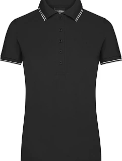 Daiber JN 985 Dámské piqué polo 02.0985 black/white