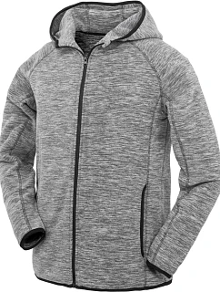 Spiro S 245M Pánská mikrofleecová mikina s kapucí 29.245M grey/black