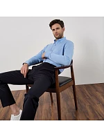 Kustom Kit KK 143 Košile piqué s dlouhým rukávem "Superwash" 43.0143 light heather blue